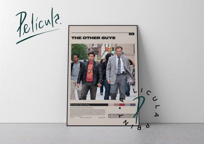 The Other Guys Poster For Home Decor Gift | Adam Mckay | Minimalist Movie Poster For Home Decor Gift 4