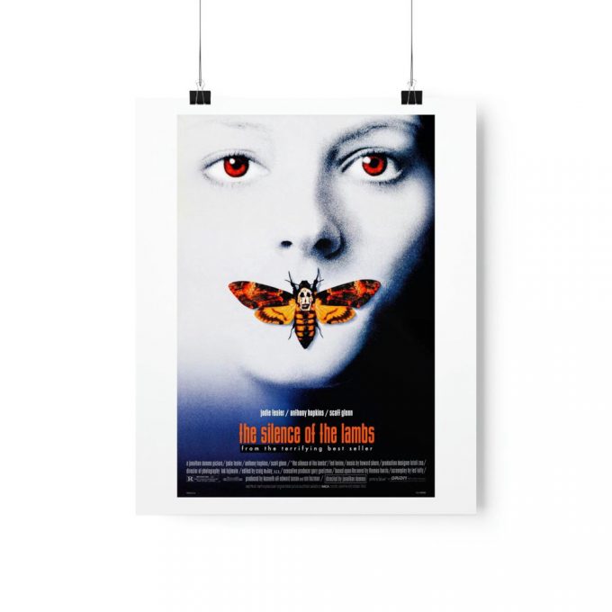 The Silence Of The Lambs (1991) Classic Movie Poster 2