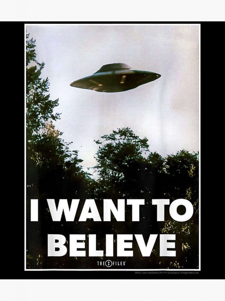 The Xfiles I Want To Believe Ufo Poster For Home Decor Gift Premium Matte Vertical Poster For Home Decor Gift 5