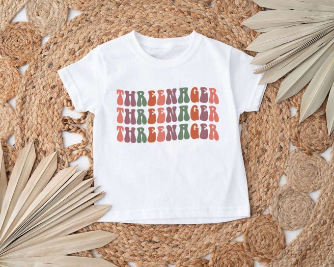 Threenager Shirt &Amp; 3Rd Birthday Gift: Cute Toddler Tee For Birthday Girl Party - Kids Birthday T-Shirt 2