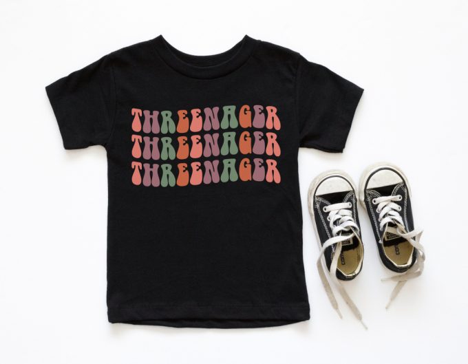 Threenager Shirt &Amp; 3Rd Birthday Gift: Cute Toddler Tee For Birthday Girl Party - Kids Birthday T-Shirt 3