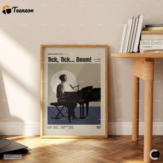 Tick Tick Boom,Lin-Manuel Miranda, Retro Modern Movie Poster For Home Decor Gift, Vintage Inspired Poster For Home Decor Gift 1