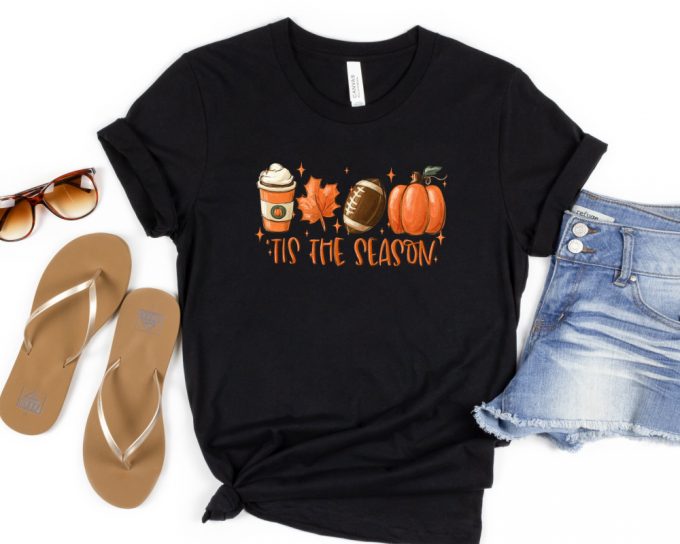 Fall Football Shirts For Women: Tis The Season! Cute Pumpkin Tees 4