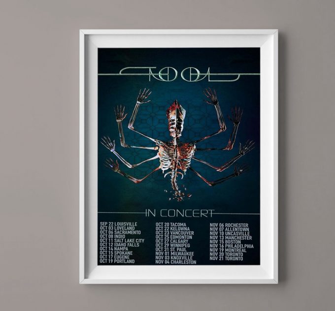 Tool (Band) Announce Fall 2023 North American Tour Dates Poster For Home Decor Gift 2