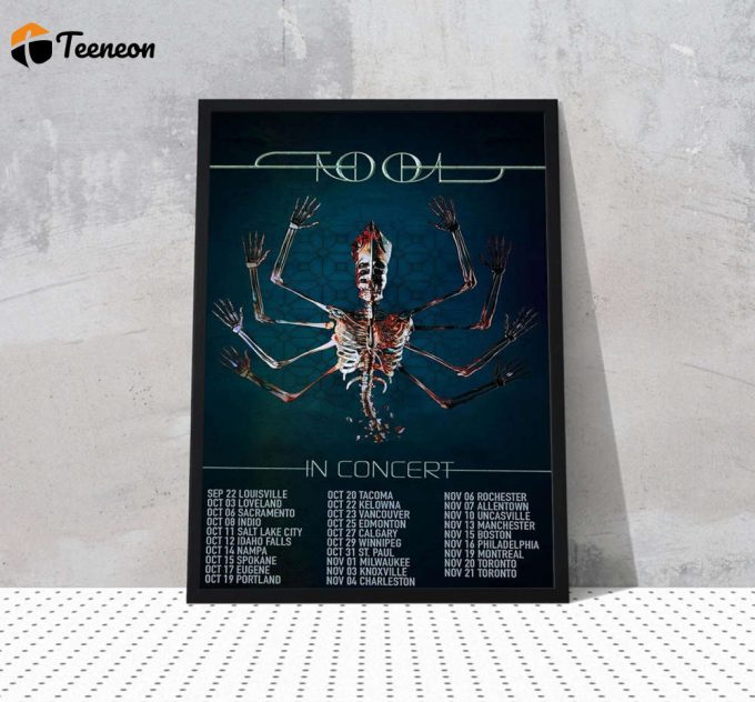 Tool (Band) Announce Fall 2023 North American Tour Dates Poster For Home Decor Gift 1
