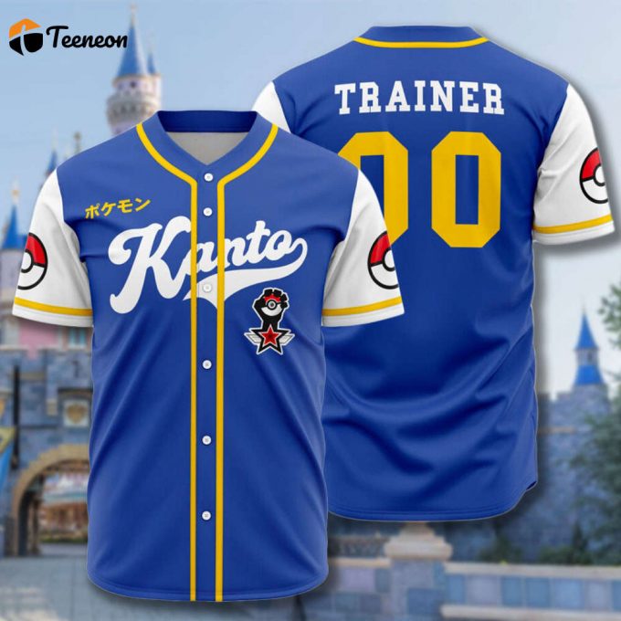 Trainer Baseball Jersey: Japanese Anime Shirt &Amp;Amp; Gift For Animation Fans 1