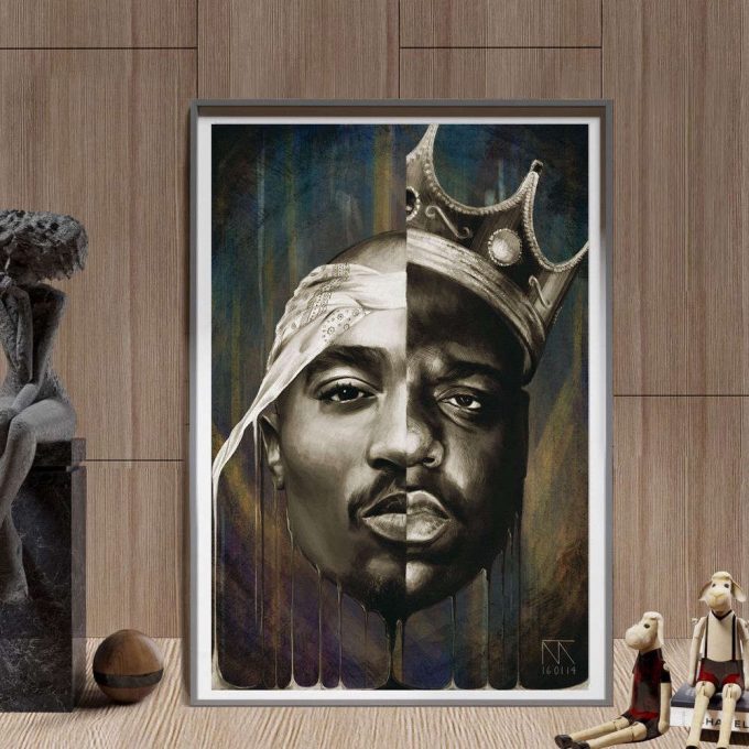 Tupac And Biggie Art Music Poster For Home Decor Gift 2