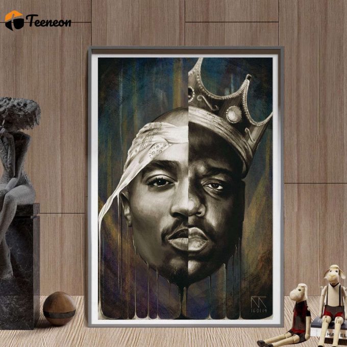 Tupac And Biggie Art Music Poster For Home Decor Gift 1