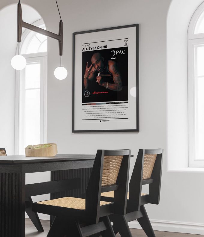 Tupac Poster For Home Decor Gift | All Eyez On Me Poster For Home Decor Gift 5