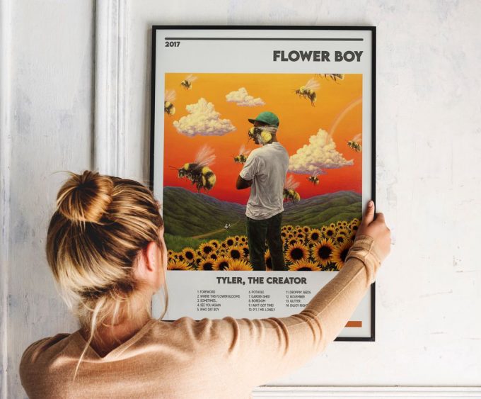 Tyler The Creator - Flower Boy - Retro Music Album Poster For Home Decor Gift 2