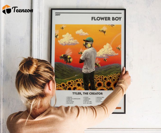 Tyler The Creator - Flower Boy - Retro Music Album Poster For Home Decor Gift 1