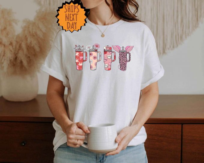 Valentine Cups Shirt, Valentine Candy Heart Shirt, Valentine Shirt, Heart Valentine Shirt, Holiday Love Shirt, Valentine Gift Shirt,Love Tee 3