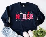 Valentine s Day Nurse Shirt: NICU Nurse Pharmacist Love Tee Pharmacy Tech Critical Care ICU