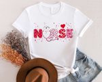 Valentine s Day Nurse Shirt: NICU Nurse Pharmacist Love Tee Pharmacy Tech Critical Care ICU