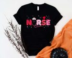 Valentine s Day Nurse Shirt: NICU Nurse Pharmacist Love Tee Pharmacy Tech Critical Care ICU