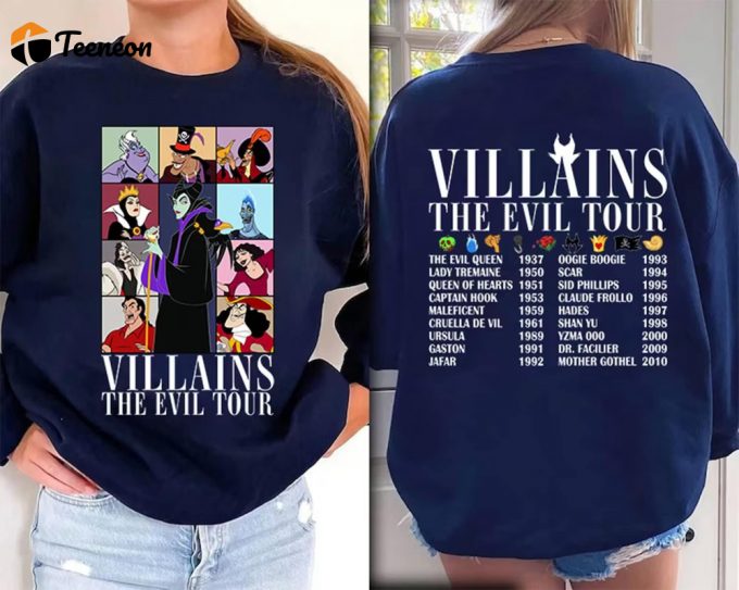 Disneyland Villains Eras Tour Shirt – Engaging Girl Trip Tee Perfect Birthday Gift For Disneyland Family 1