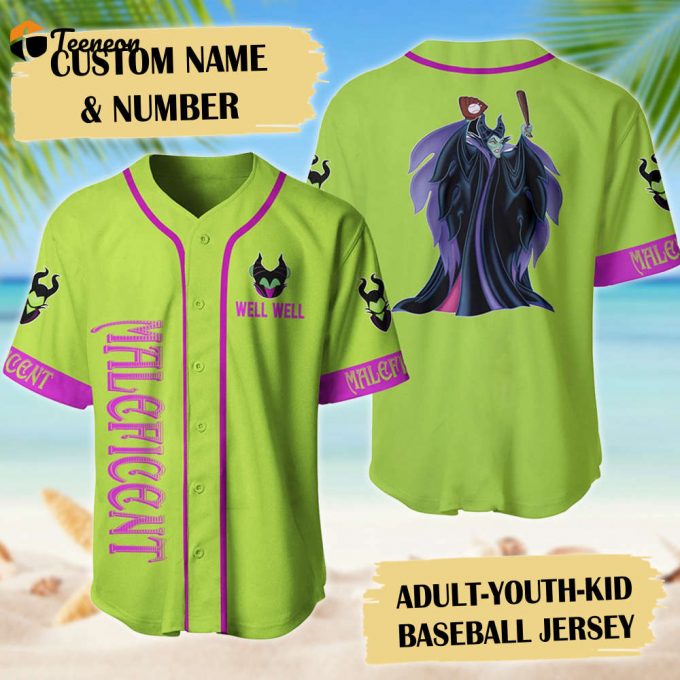 Villian Graphic Pattern Baseball Jersey - Stylish Villian Shirt For Magic World 1