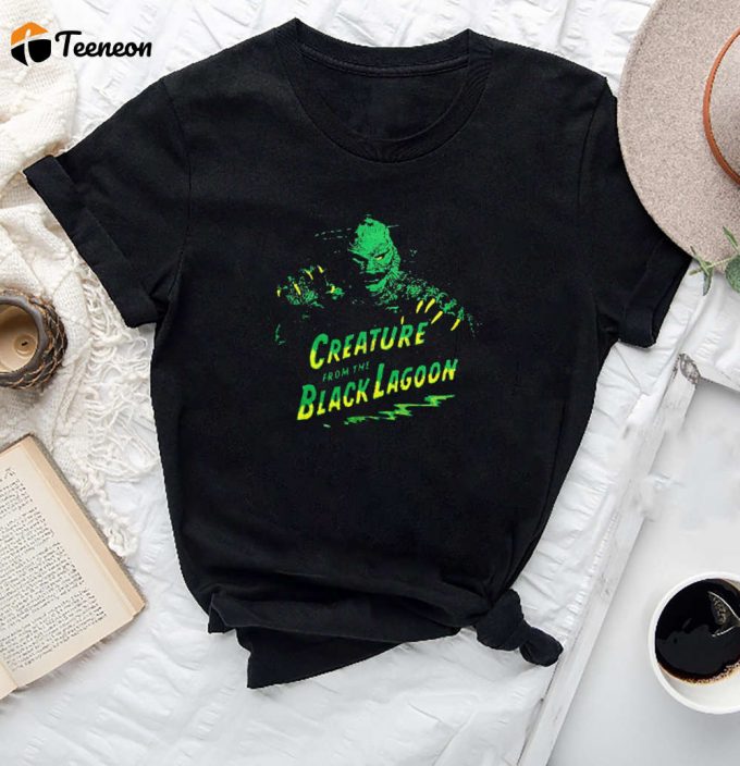 Vintage Creature From The Black Lagoon T-Shirt - Horror Movie Poster Shirt For Him Her Ideal Gift For Horror Movie Fans 1