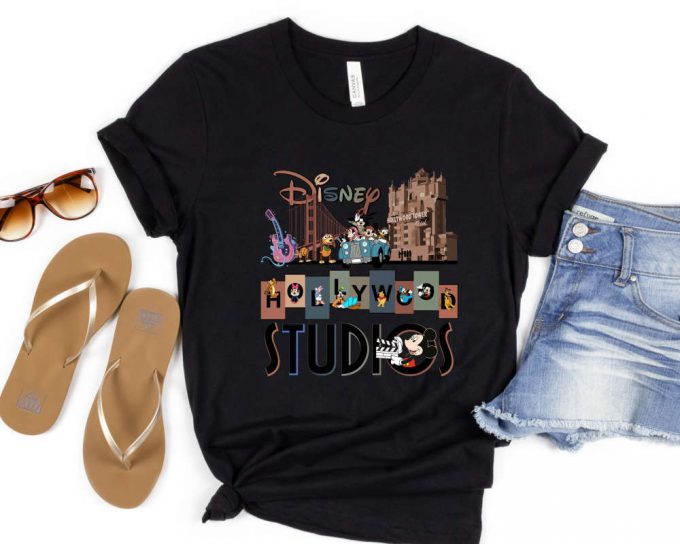 Vintage Disney Hollywood Shirt, Retro Hollywood T-Shirt, Hollywood Trip 2023 Shirt, Disney Family Vacation Trip Shirt, Disney Gift Shirt 2