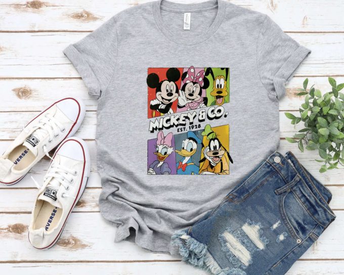 Vintage Mickey &Amp; Co 1928 Shirt, Mickey And Friends Shirt, Disney Matching Shirt,Disneyworld Trip Shirt,Best Friends Disney Shirt,Disney Tee 3