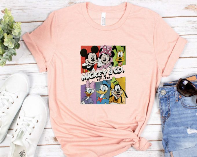 Vintage Mickey &Amp; Co 1928 Shirt, Mickey And Friends Shirt, Disney Matching Shirt,Disneyworld Trip Shirt,Best Friends Disney Shirt,Disney Tee 4