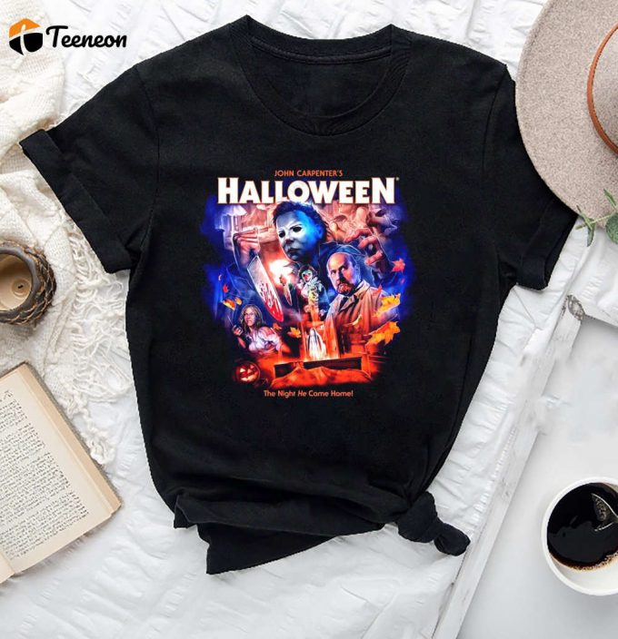 Vintage Poster Michael Myers Halloween T-Shirt - Horror Movie Fan Gift 1