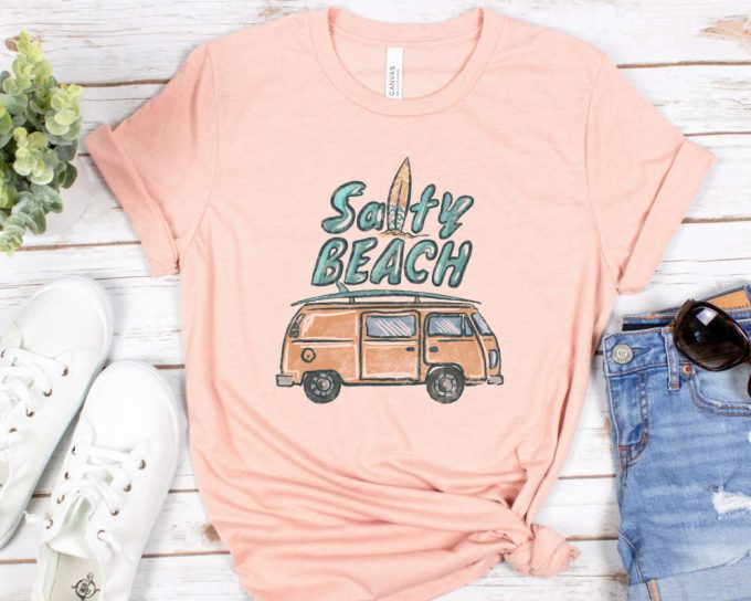 Vintage Salty Beach Shirt, Hello Summer T-Shirt, Shirt For Women, Womens Summer Shirt, Vacation Shirt, Beach Shirt, Beach Boys Vintage Shirt 2