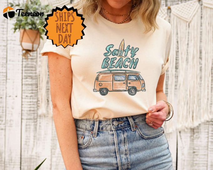 Vintage Salty Beach Shirt, Hello Summer T-Shirt, Shirt For Women, Womens Summer Shirt, Vacation Shirt, Beach Shirt, Beach Boys Vintage Shirt 1