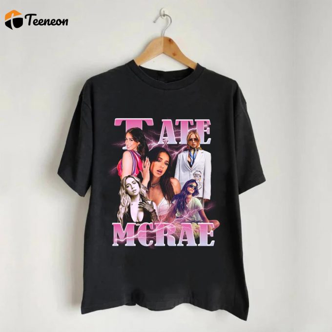 Vintage Tate Mcrae Shirt - Retro Bootleg Tee For Fans Unisex Y2K Graphic Clothing 1