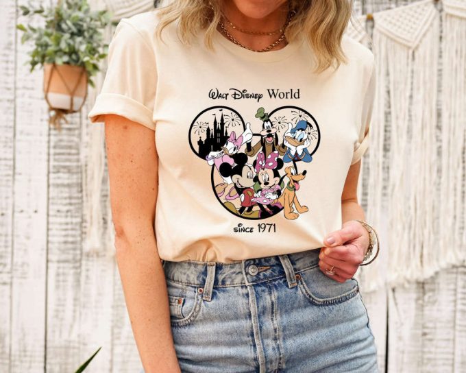 Vintage Disney World Est 1971 Shirt - Mickey &Amp; Friends Family Matching - Disney Trip 2