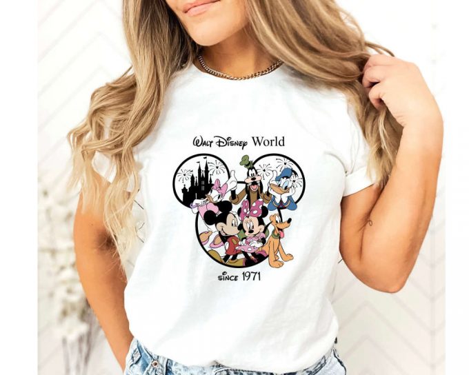 Vintage Disney World Est 1971 Shirt - Mickey &Amp; Friends Family Matching - Disney Trip 4