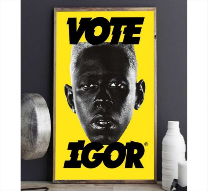 Vote Igor Satin Poster For Home Decor Gift For Home Decor Gift 2