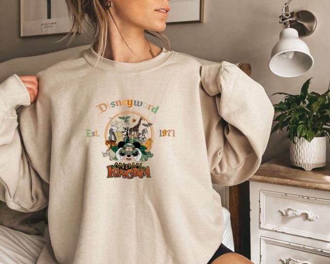 Walt Disney World Est 1971 Sweatshirt, Animal Kingdom Sweater, Mickey And Friend Sweater, Disneyworld Est 1971 Sweat, Disney Family Sweater 2