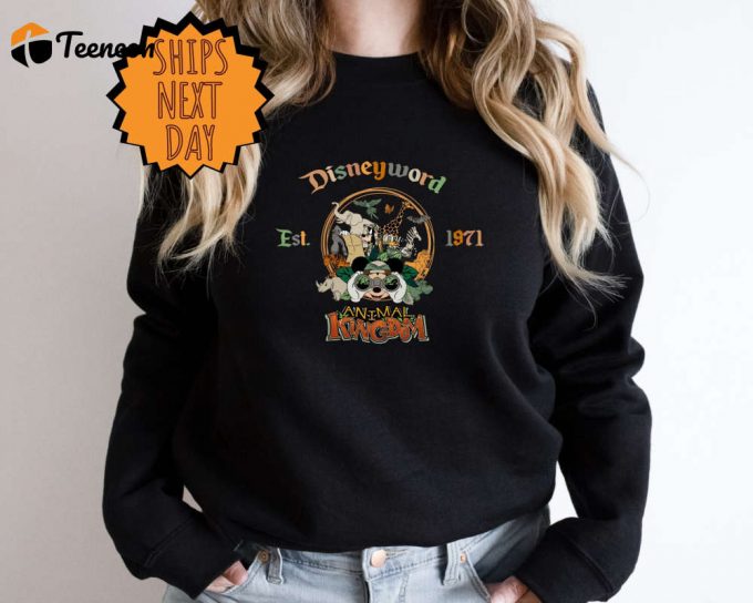 Walt Disney World Est 1971 Sweatshirt, Animal Kingdom Sweater, Mickey And Friend Sweater, Disneyworld Est 1971 Sweat, Disney Family Sweater 1