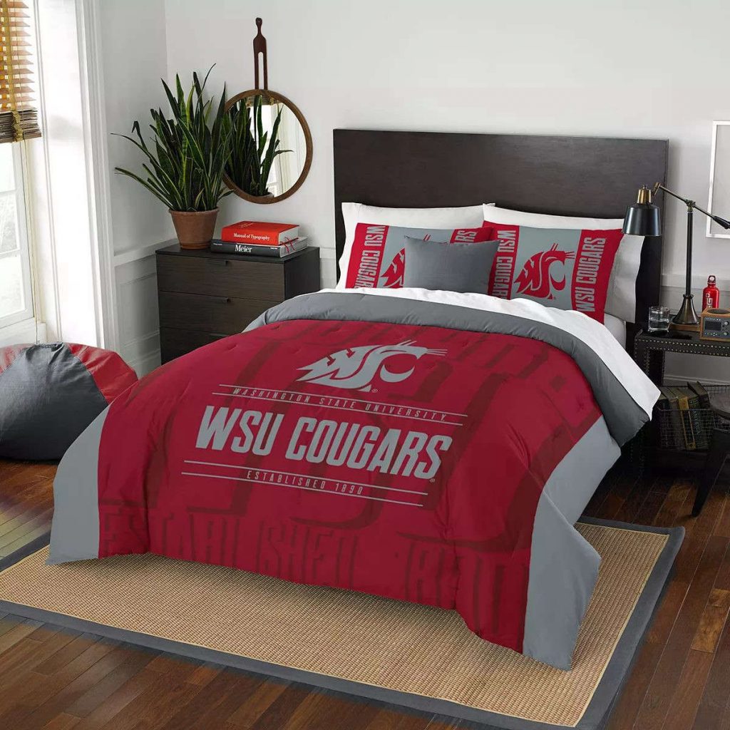 Washington State Cougars Bedding Set Gift For Fans: Perfect Gift For Fans 2