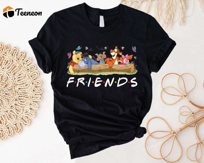 Disney Winnie The Pooh Friends Shirt - Piglet Pooh Bear Disneyland Tee For Disney Vacation 1
