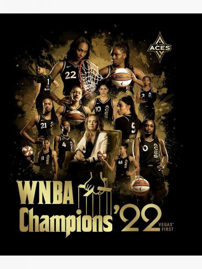 Wnba Champions 22 Las Vegas Aces Premium Matte Vertical Poster For Home Decor Gift 2