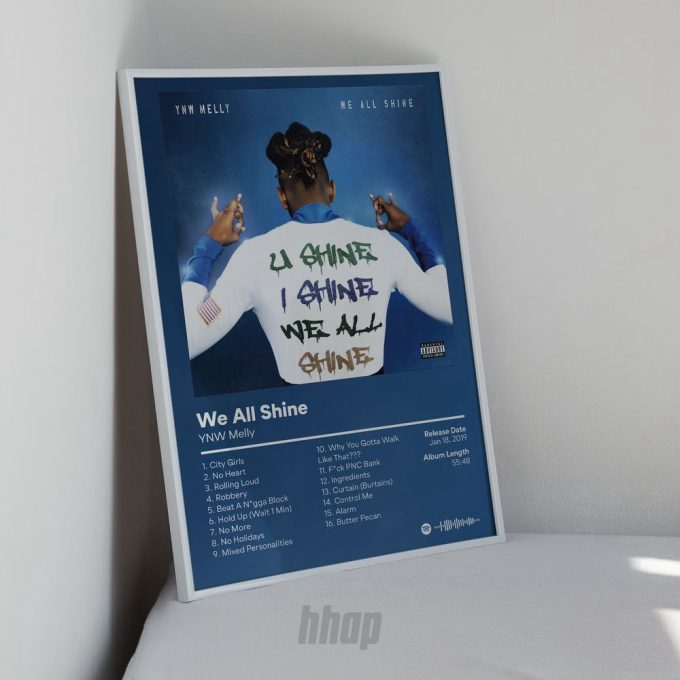 Ynw Melly - We All Shine - Album Poster For Home Decor Gift 2