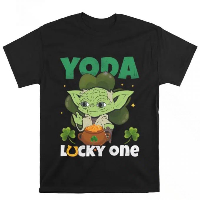 Yoda Lucky One Saint Patrick T Shirt 2