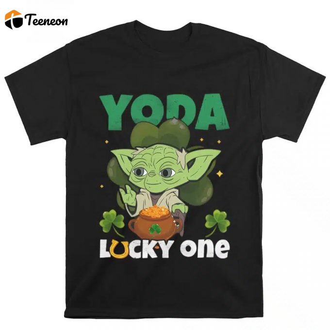 Yoda Lucky One Saint Patrick T Shirt 1