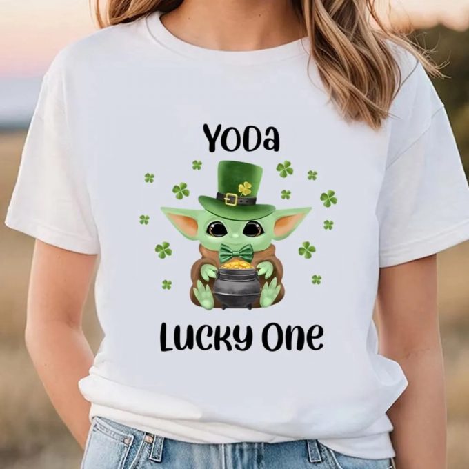 Yoda Lucky One St Patrick’s Day T Shirt 2