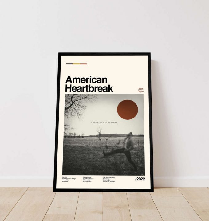 Zach Bryan Poster For Home Decor Gift - American Heartbreak Album Poster For Home Decor Gift 3