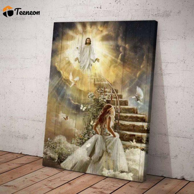 A Bride Stairway To Heaven Poster For Home Decor Gift For Home Decor Gift 1