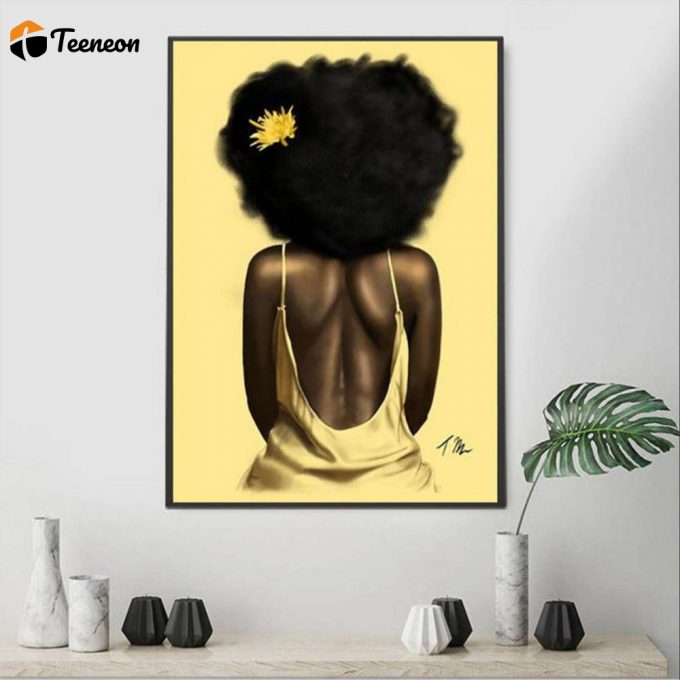 Afro Queen African American Poster For Home Decor Gift For Home Decor Gift 1