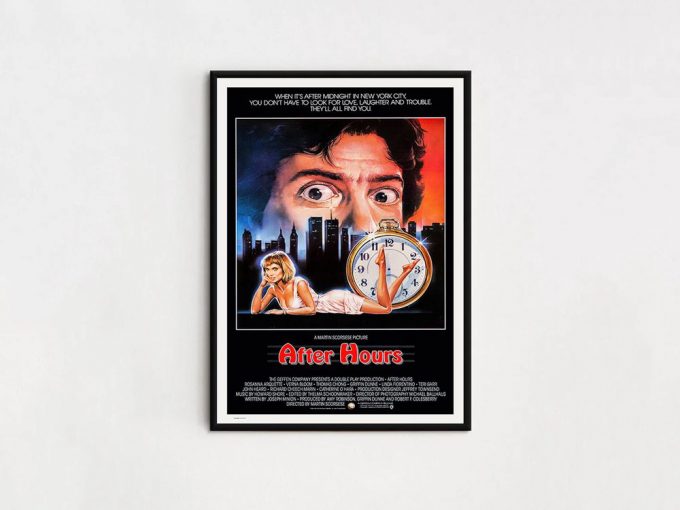 After Hours 1985 Movie Film Poster For Home Decor Gift 2