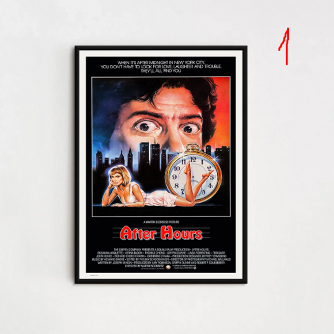 After Hours 1985 Movie Film Poster For Home Decor Gift 5