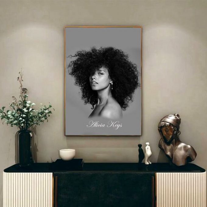 Alicia Keys Poster For Home Decor Gift, Wall Decor Living Room Decor 2