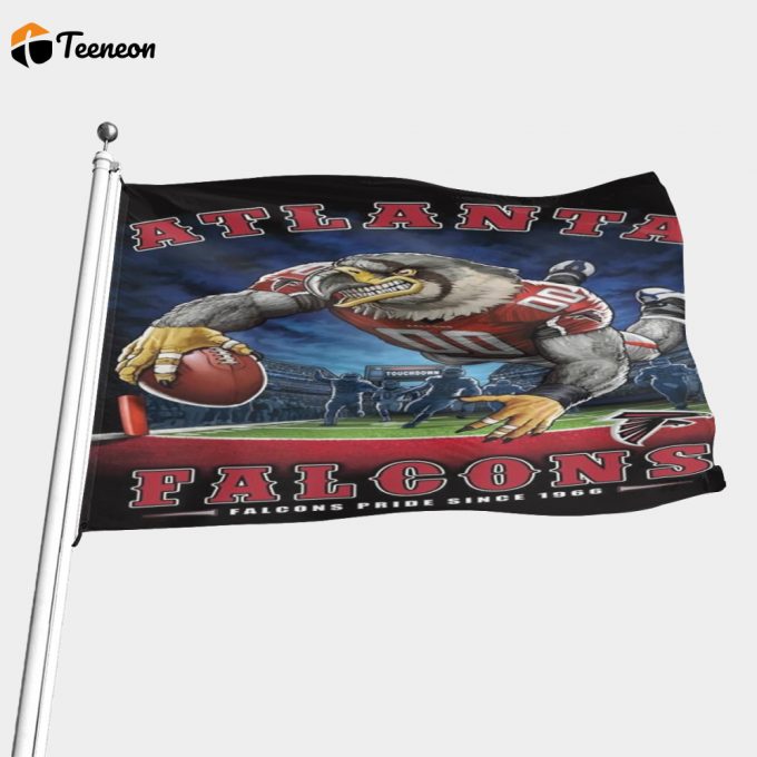 Atlanta Falcons Poster For Home Decor Gift Est 1966 Gift For Fan 3D Full Printing Two Side Print Flag String