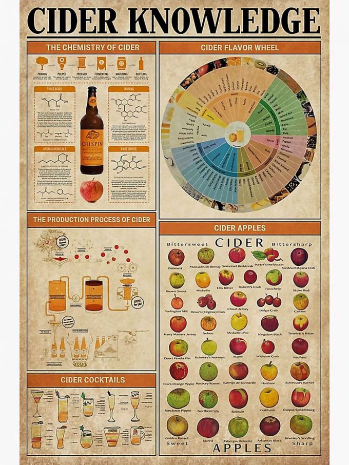 Bartender Cider Knowledge Premium Matte Vertical Poster For Home Decor Gift 2