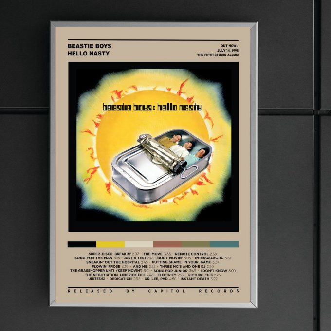 Beastie Boys - Hello Nasty Album Premium Matte Vertical Poster For Home Decor Gifts 2